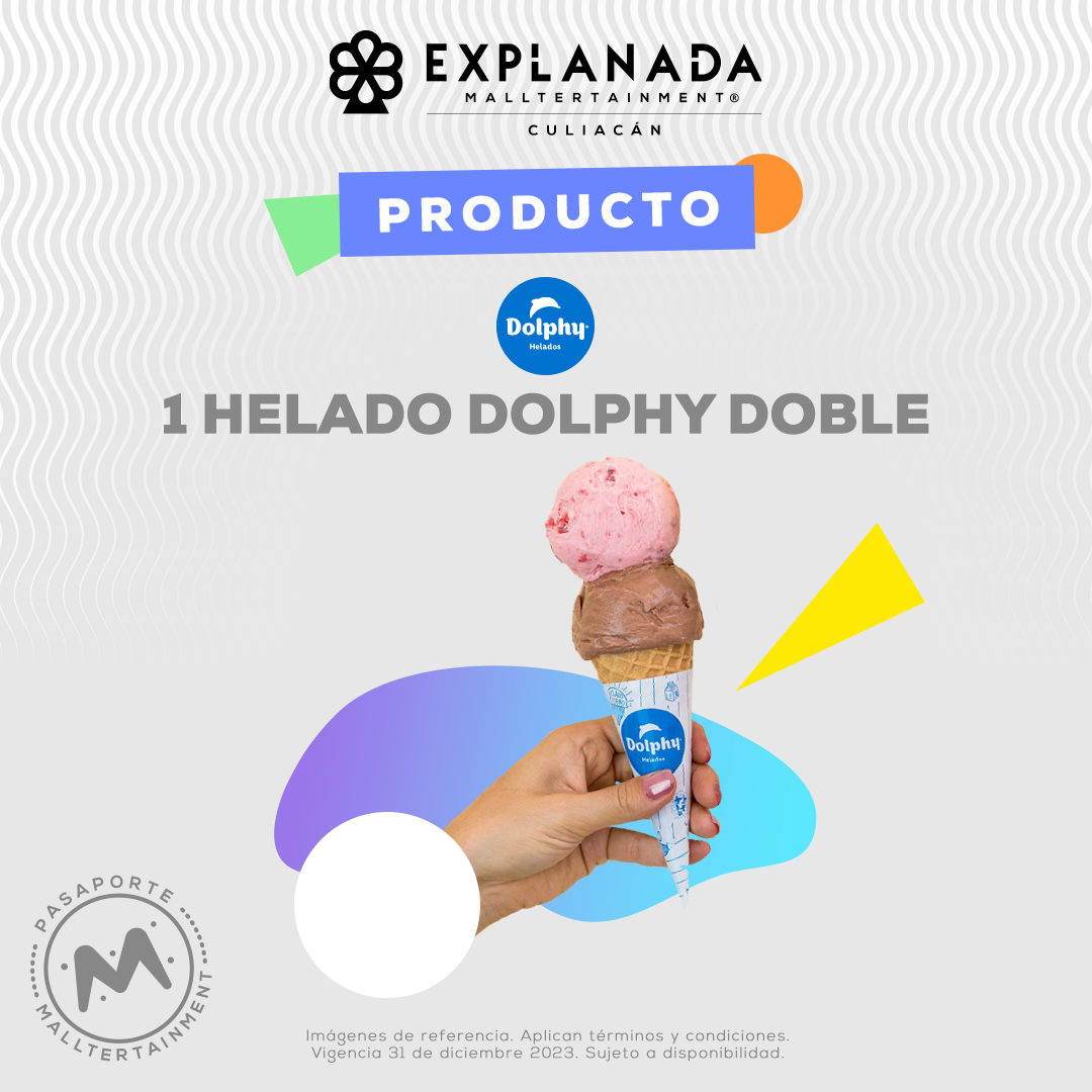 1 Helado Dolphy Doble